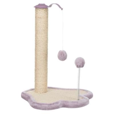 Arbre à chat TRIXIE Junior - Griffes naturelles et poteau mauve