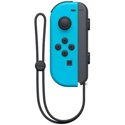 Manette Joy-Con gauche Bleu Néon pour Nintendo Switch - Compact et coloré