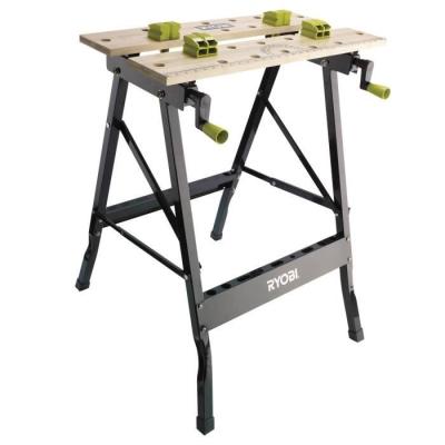 Établi pliable en bambou avec mors et clé de service - RWB01