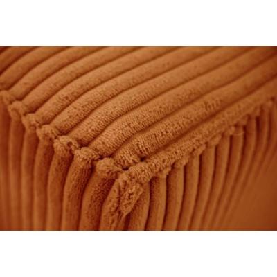 Canapé convertible terracotta JOSH 3 places - Design éco-responsable