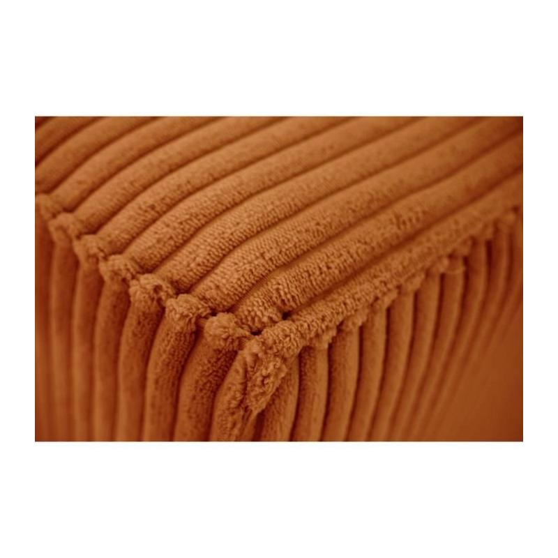 Canapé convertible terracotta JOSH 3 places - Design éco-responsable