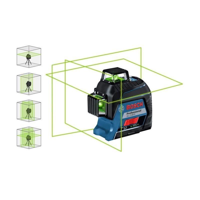 Mesurez avec précision grâce au laser ligne Bosch Professional GLL 3-80 G!