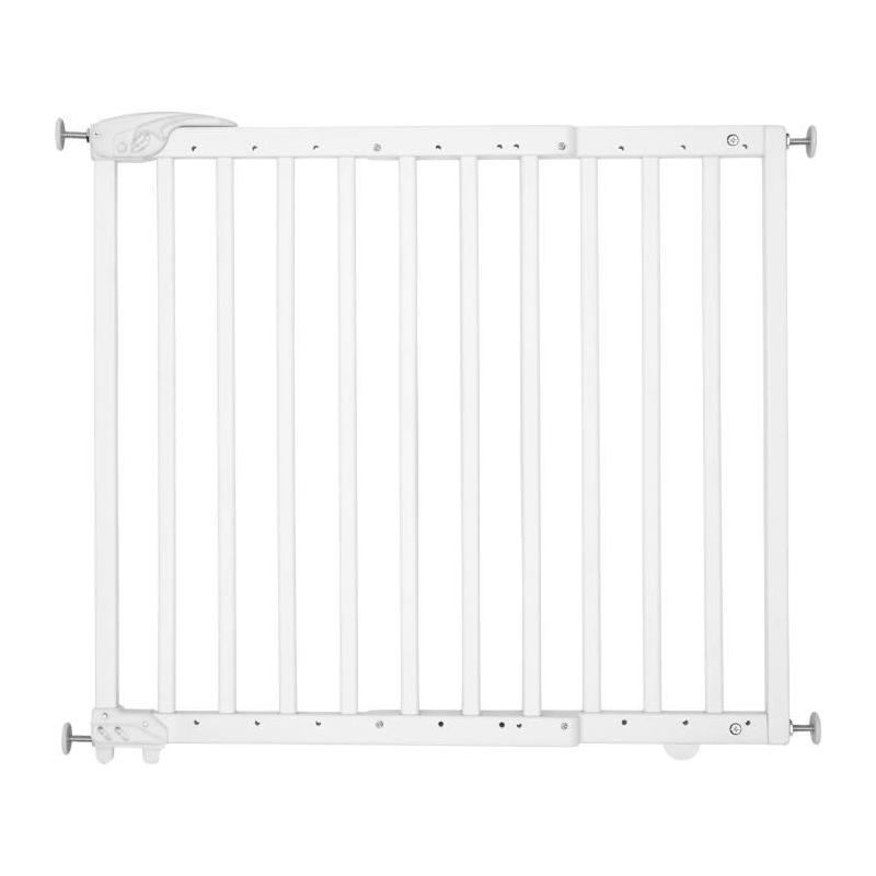 Barrière de Sécurité Deco Pop Blanc | Extensible 63-106cm | Fixation Vis