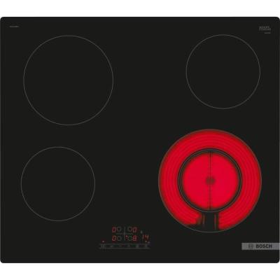 Table vitro 60cm BOSCH - PKF611BB8E - Design élégant - Zone double - Noir