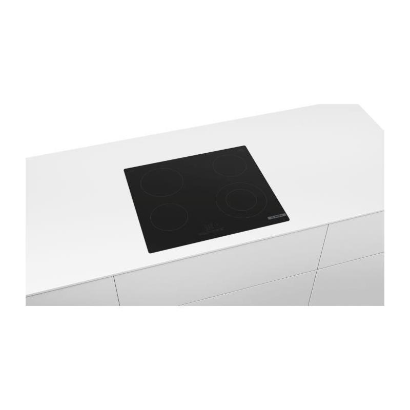 Table vitro 60cm BOSCH - PKF611BB8E - Design élégant - Zone double - Noir