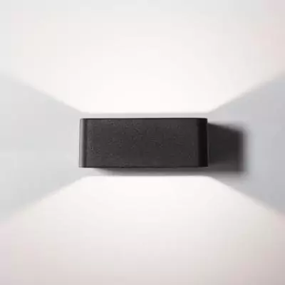 Applique extérieure BRILLIANT GOLDA LED 7W 660lm 3000K Noir - Design compact Applique extérieure BRILLIANT GOLDA LED 7W 660lm 3000K Noir - Design compact