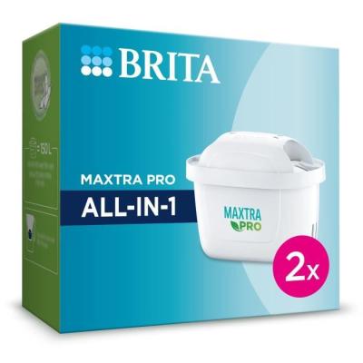 Cartouches filtre eau robinet BRITA MAXTRA PRO - Pack de 2