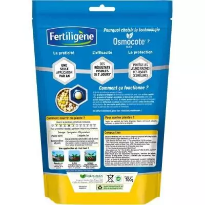 FERTILIGeNE Osmocote max Universel 700g - Engrais Longue Durée