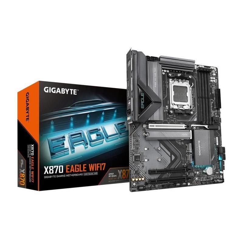 Carte mère GIGABYTE X870 EAGLE WIFI7 - Dimensions compactes : 34x27x9 cm
