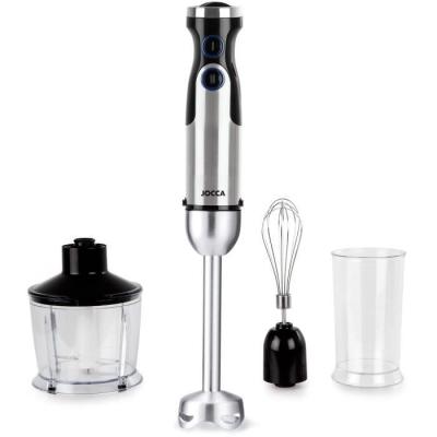 Mixeur plongeant JOCCA 1200W avec accessoires - Noir et gris