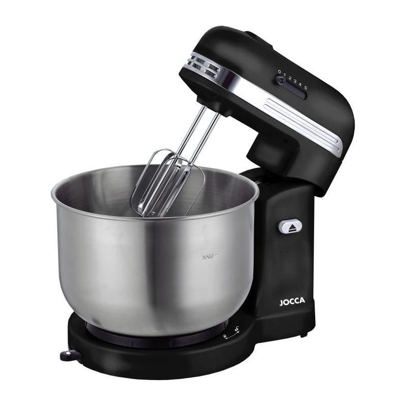 Robot pétrin JOCCA 3,5 L - 5 vitesses - Noir et gris
