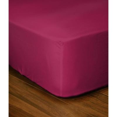 Drap-housse Fuchsia - LOVELY HOME LH71609 - 140x190+35 cm
