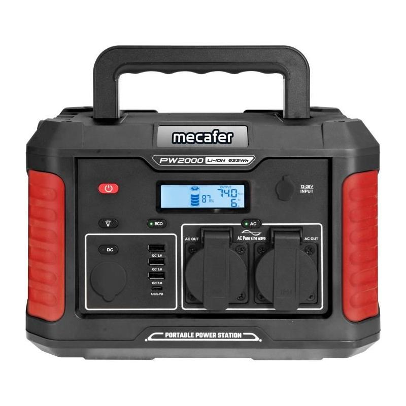 Station d'énergie MECAFER 2000W - PW2000 | Compact et performant