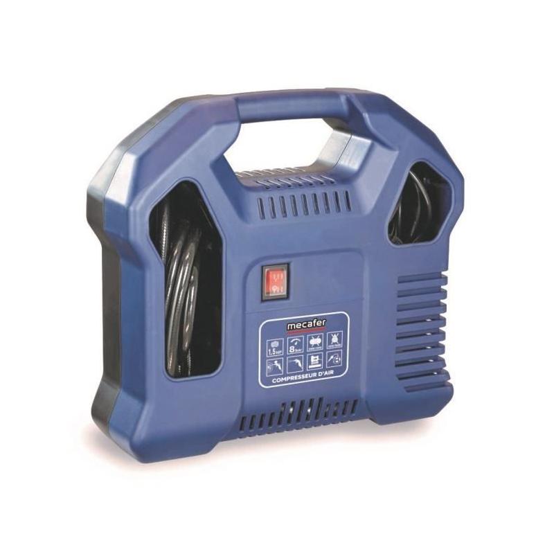 Compresseur sans cuve MECAFER 1,5 HP - 8 bars - Bleu