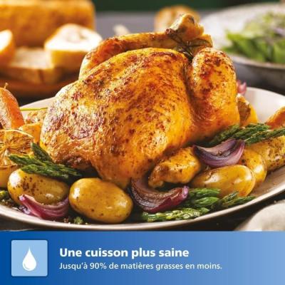 Friteuse sans huile Philips Airfryer XL Connecté HD9280/60 - 6,2L - Gris