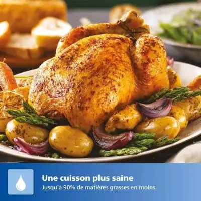 Friteuse sans huile Philips Airfryer XL Connecté HD9280/60 - 6,2L - Gris