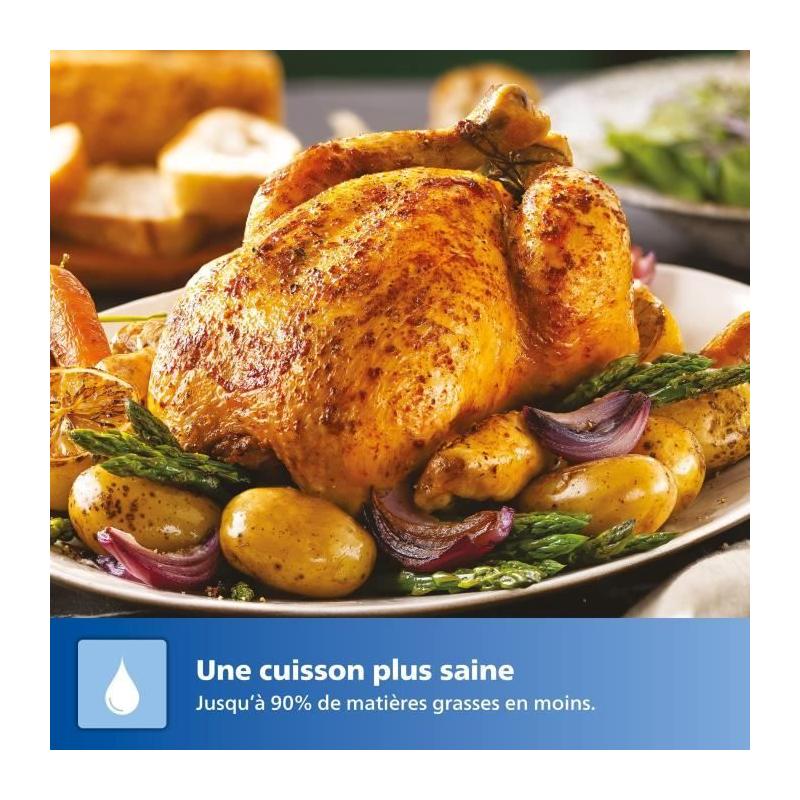 Friteuse sans huile Philips Airfryer XL Connecté HD9280/60 - 6,2L - Gris