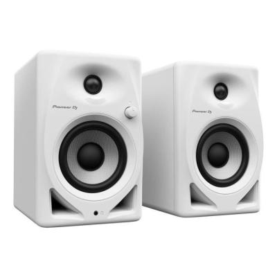 Enceintes de monitoring Pioneer DJ DM-40D 2x19W Blanc - Qualité sonore exceptionnelle