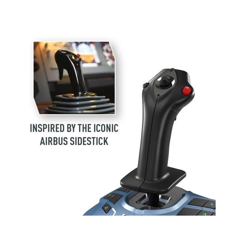 Joystick THRUSTMASTER TCA Sidestick X Airbus Edition - Xbox Series X|S et PC, Dimensions compactes