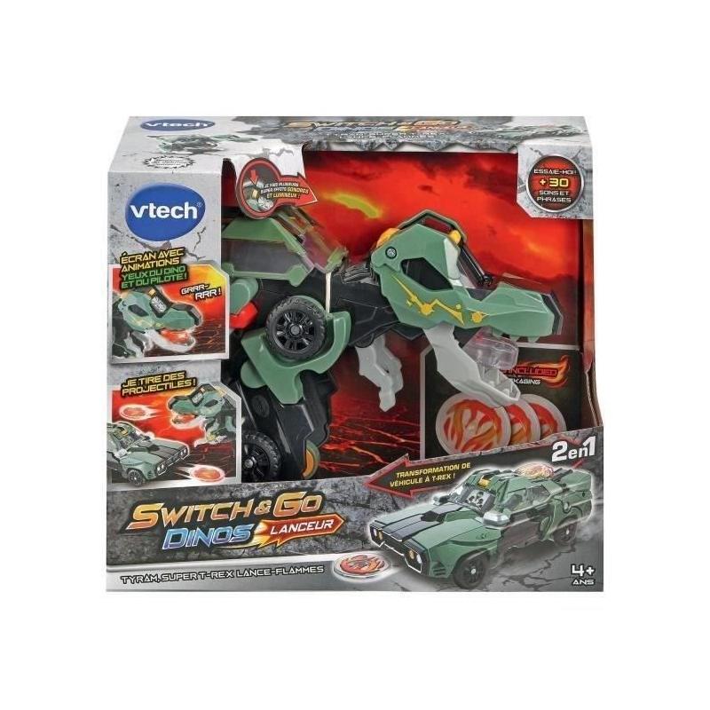 Lanceur de dinosaure VTECH - Tyram, le super T-Rex cracheur de flammes