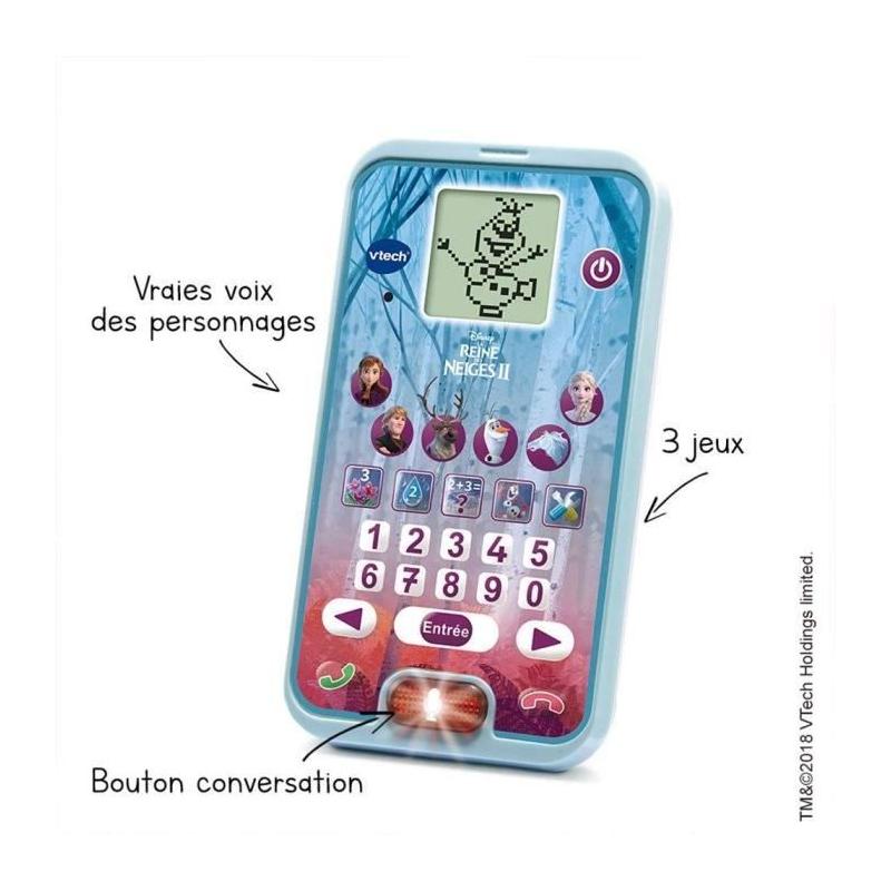 Smartphone éducatif VTECH La Reine des Neiges 2 - Idéal 3-7 ans