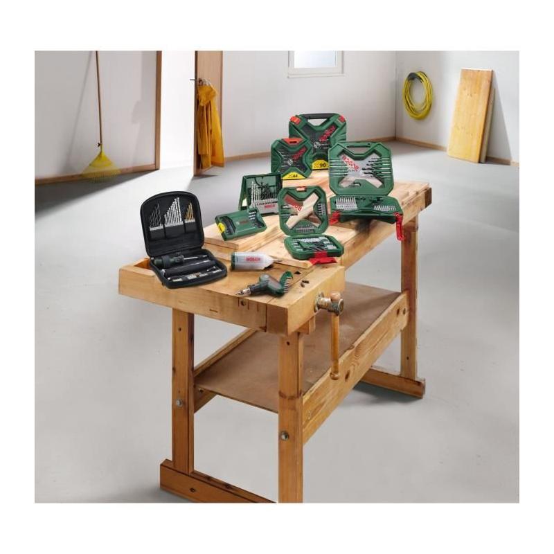 Coffret X-Line Bosch: 50 forets et embouts, vissage-perçage