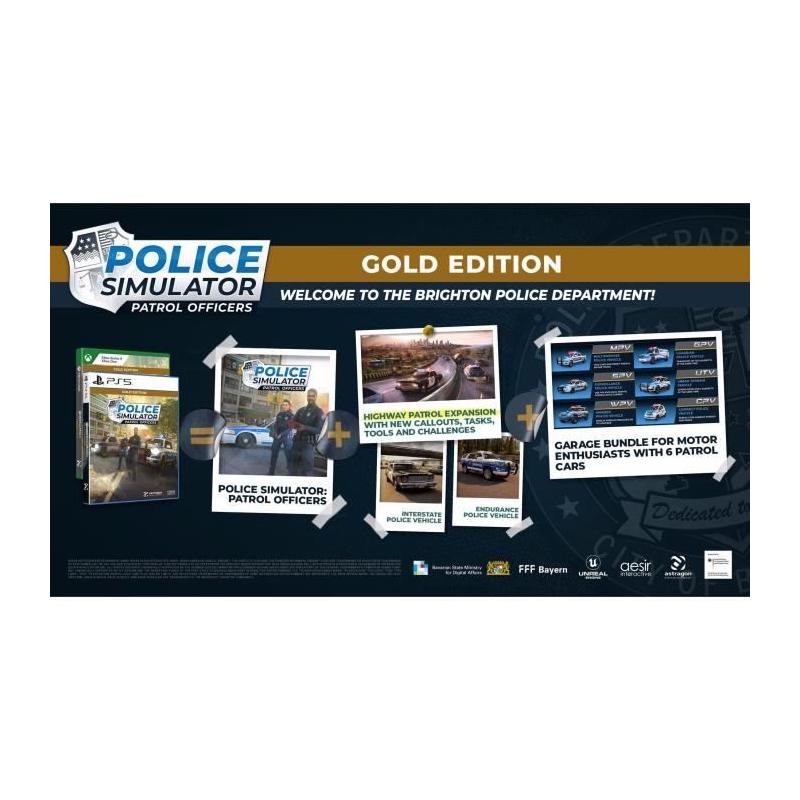 Edition Gold du Jeu PS5 Police Simulator Patrol Officers
