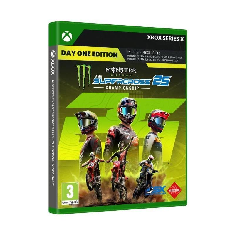 Monster Energy Supercross 25 - Xbox Series X : Action à grande vitesse