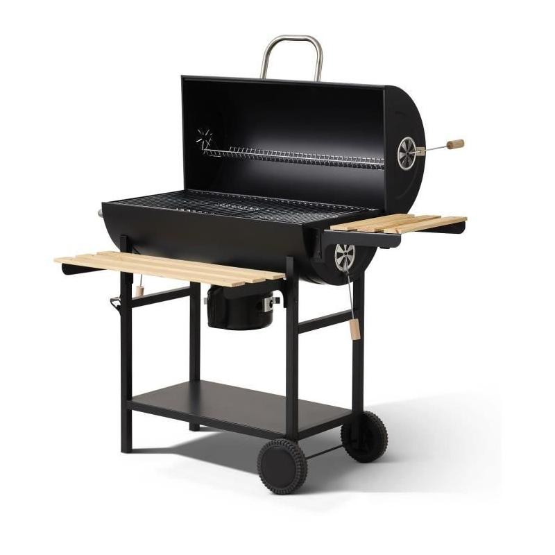 Barbecue à charbon - COOKING BOX - MIKE EVOLUTION - Noir