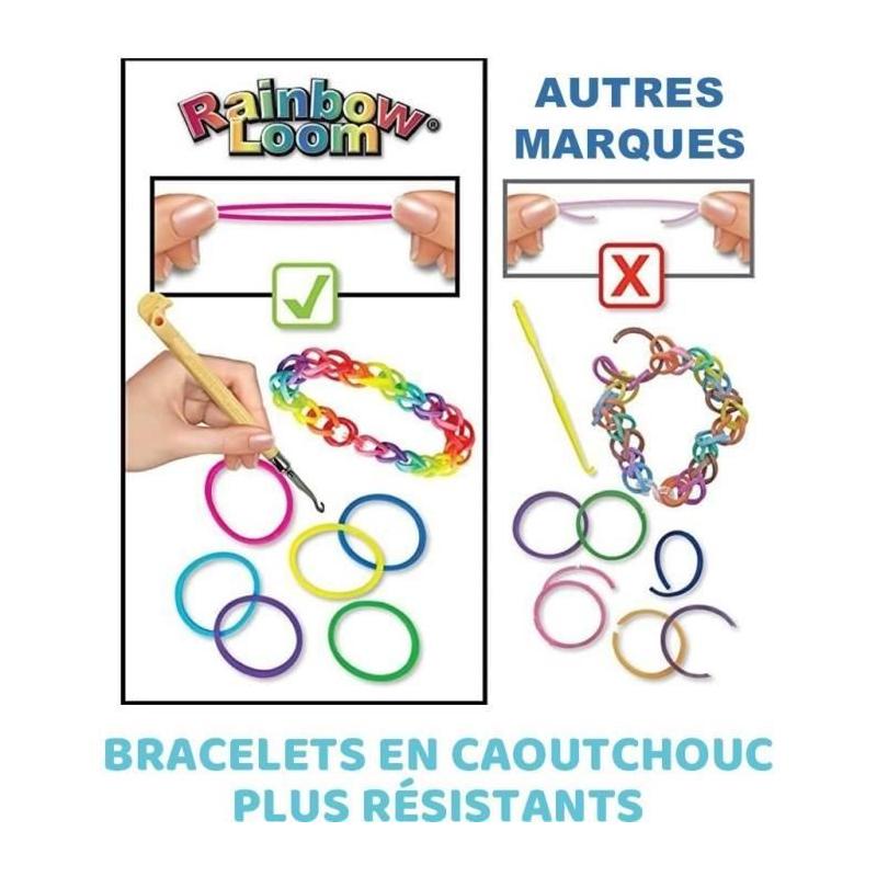 Métier à tisser Rainbow Loom Original - Créez vos bijoux avec 600 élastiques