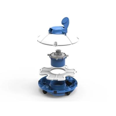 Robot de piscine autonome Frisbee bleu - Nettoyage facile et efficace