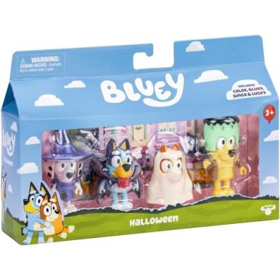 Coffret figurines BLUEY - Déguisements - 4 personnages articulés