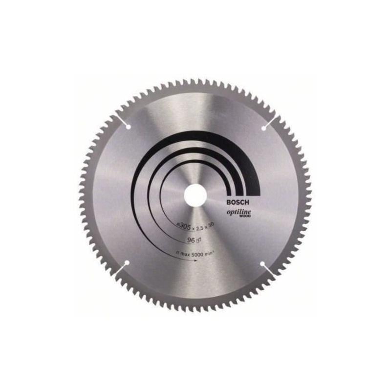 Lame de scie circulaire Bosch 305 x 30 x 2,5 mm (96 dents) - Idéale pour le bois !