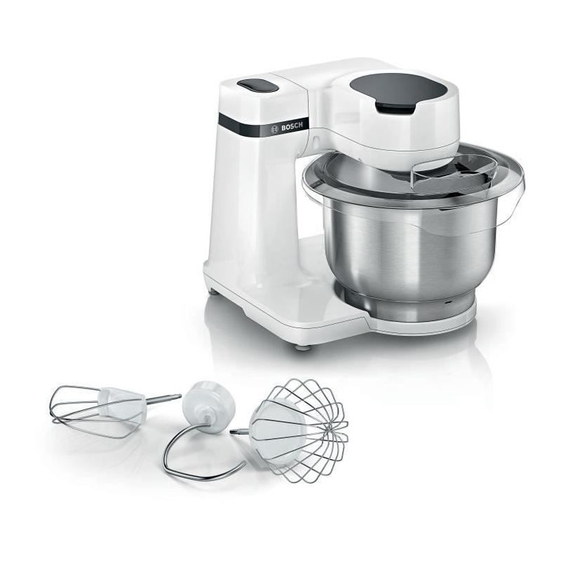 Robot pâtissier Bosch Serie 2 700W Blanc - Multifonctions de cuisine
