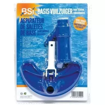 Aspirateur de fond manuel BSI - Avec poche pour détritus - 30cm