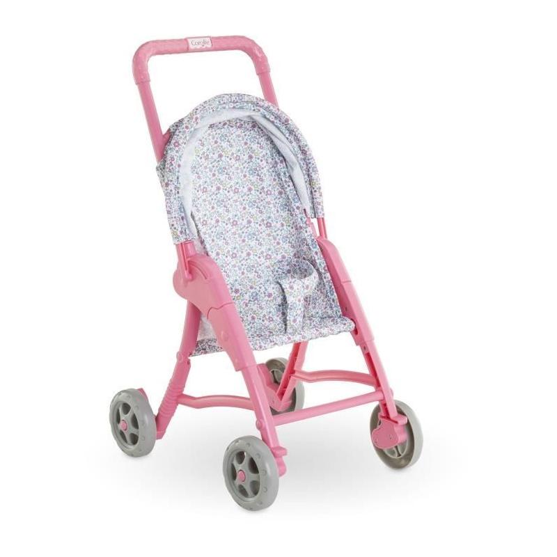 Accessoires pour poupons Corolle - Poussette Florale - 30 cm - 18 mois