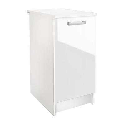 Caisson bas de cuisine L 40cm - Blanc brillant | Élément séparé bas