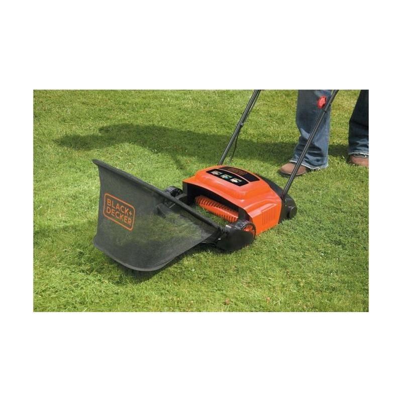 Aérateur Démousseur BLACK+DECKER 600W GD300-QS pour Pelouse sans Mousse