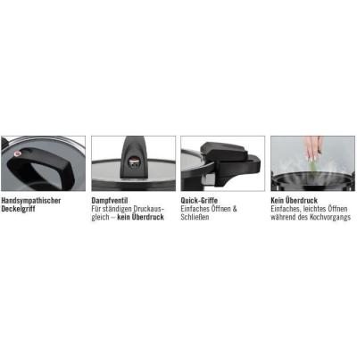 Cuiseur basse pression 24 cm GSW - Aluminium forgé - Induction