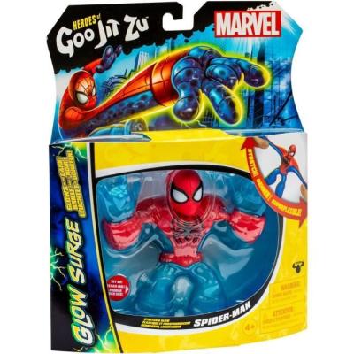 Figurine lumineuse Spiderman Glow Surge 11cm - Héros extensible - MARVEL
