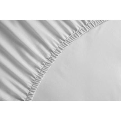 Drap Housse 100% coton 140x190x30 cm blanc - Confort et élégance