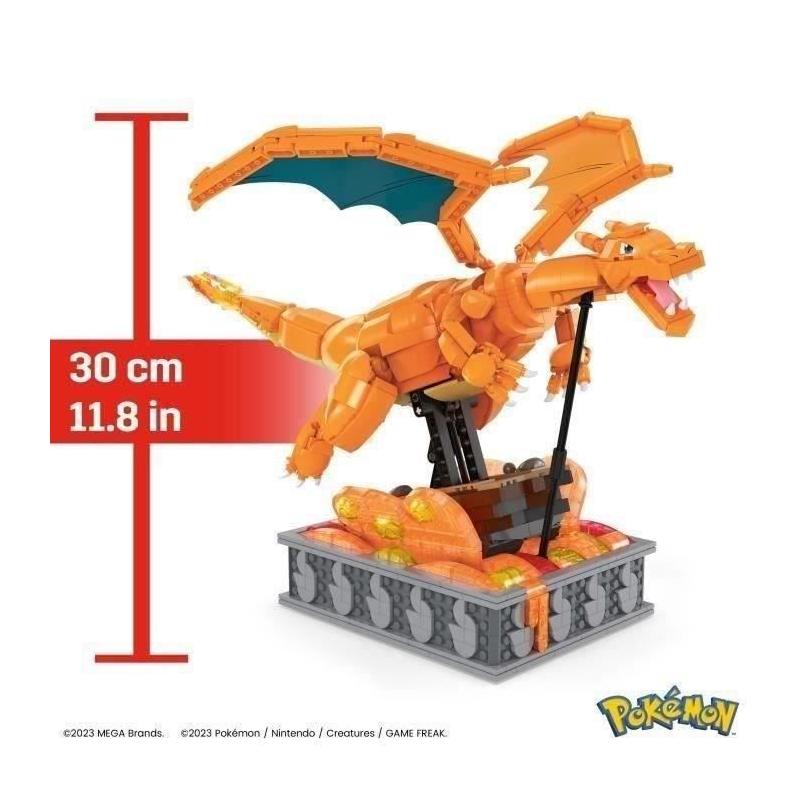 Construisez le MEGA-Pokémon-Dracaufeu en Mouvement dès Maintenant!