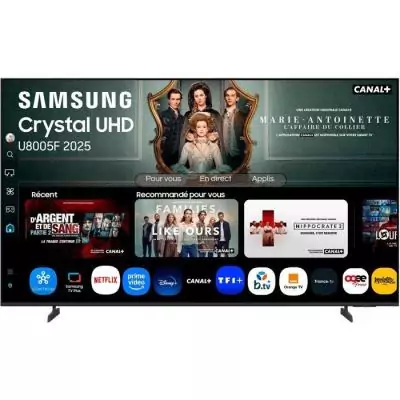 Samsung 75U8005F - TV LED 75 (190 cm) - 4K UHD 3840x2160 - HDR - Smart TV - Gaming Hub - 3xHDMI - WiFi