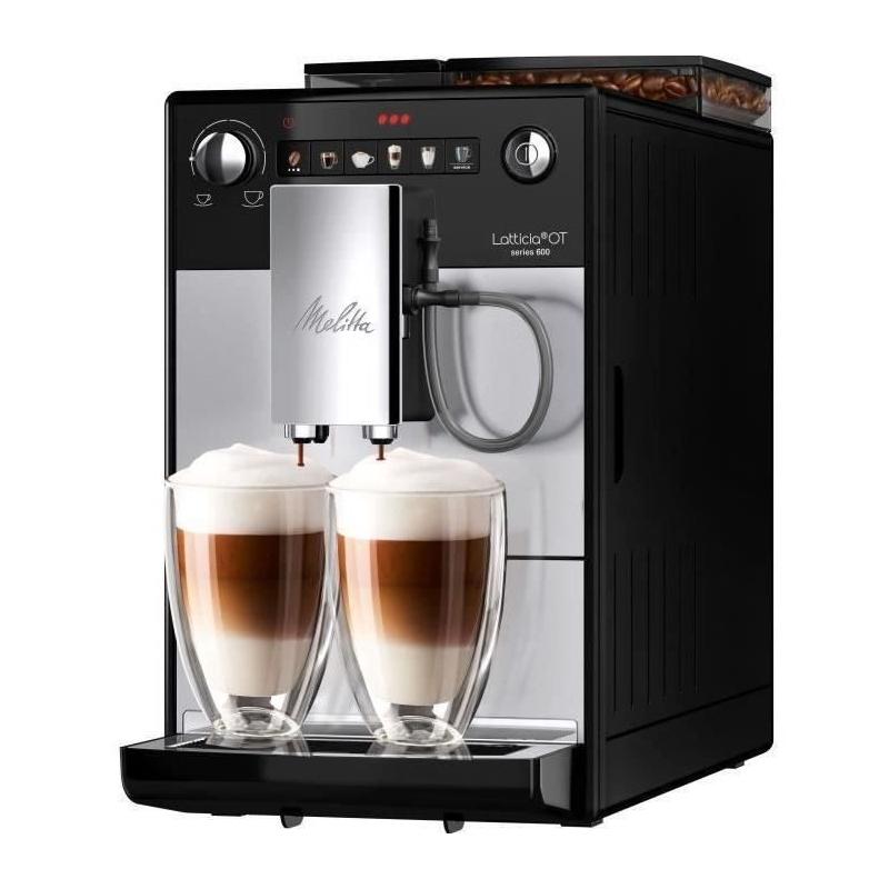 Machine à café automatique Melitta Latticia OT F300-101 Argent - Pratique et élégante