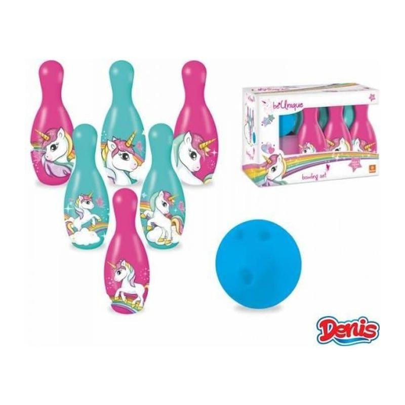 COFFRET DE BOWLING LICORNE MAGIQUE - Jeu de quille et jeu de boule