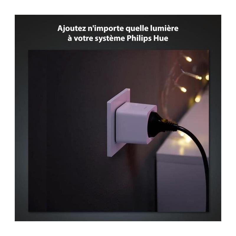 Lot de 3 prises connectées PHILIPS HUE Blanc - Prises intelligentes