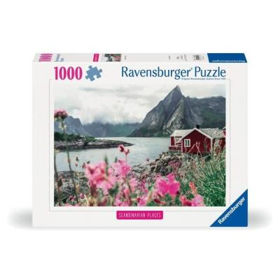Puzzle Ravensburger 1000p Reine, Lofoten, Norvège - Qualité supérieure