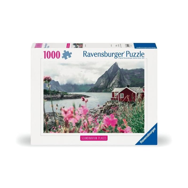 Puzzle Ravensburger 1000p Reine, Lofoten, Norvège - Qualité supérieure