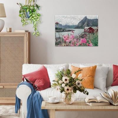 Puzzle Ravensburger 1000p Reine, Lofoten, Norvège - Qualité supérieure