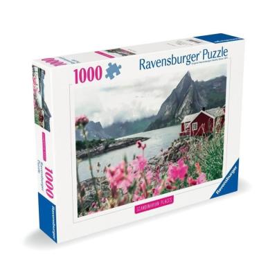 Puzzle Ravensburger 1000p Reine, Lofoten, Norvège - Qualité supérieure